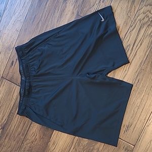 Men's Nike DryFit Black Athletic Shorts, Size Medium with 9inch Inseam